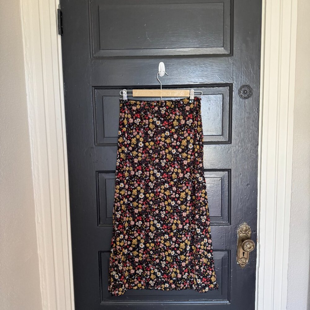 Midi Floral Skirt - Urban Outfitters